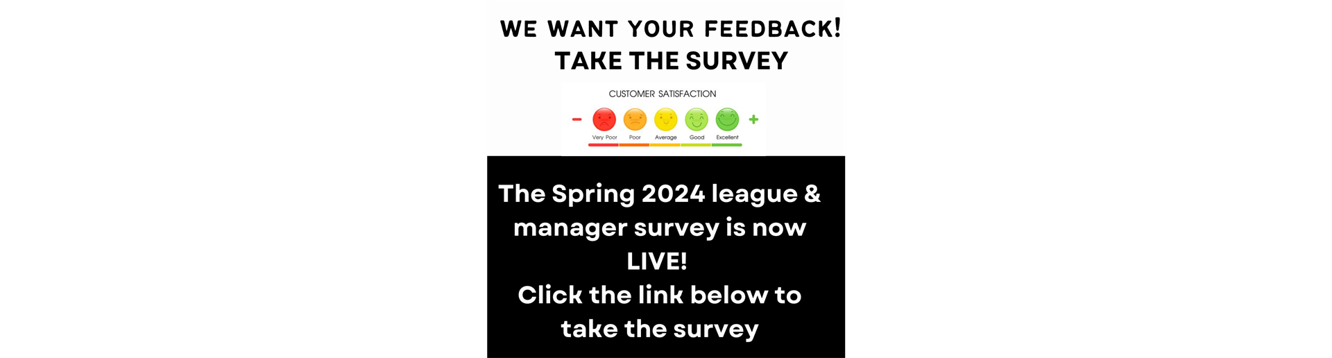 2024 Season Survey - WE VALUE YOUR FEEDBACK!